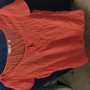 Reitman's blouse in coral size medium
